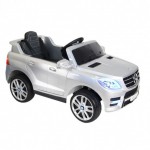 Детский электромобиль Mercedes-Benz ML350 серебристый глянец - магазин СпортДоставка. Спортивные товары интернет магазин в Благовещенске 
