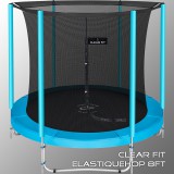 Каркасный батут Clear Fit ElastiqueHop 8Ft  - магазин СпортДоставка. Спортивные товары интернет магазин в Благовещенске 