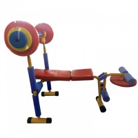 Силовой тренажер детский скамья для жима DFC VT-2400 для детей дошкольного возраста s-dostavka - магазин СпортДоставка. Спортивные товары интернет магазин в Благовещенске 
