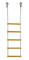 Детская веревочная лестница для ДСК  5 перекладин желтая ЛВ5-2В - магазин СпортДоставка. Спортивные товары интернет магазин в Благовещенске 